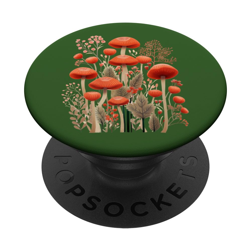 Mushroom Lovers Mushroom Pickers, Trippy Truffle Hunters PopSockets Swappable PopGrip