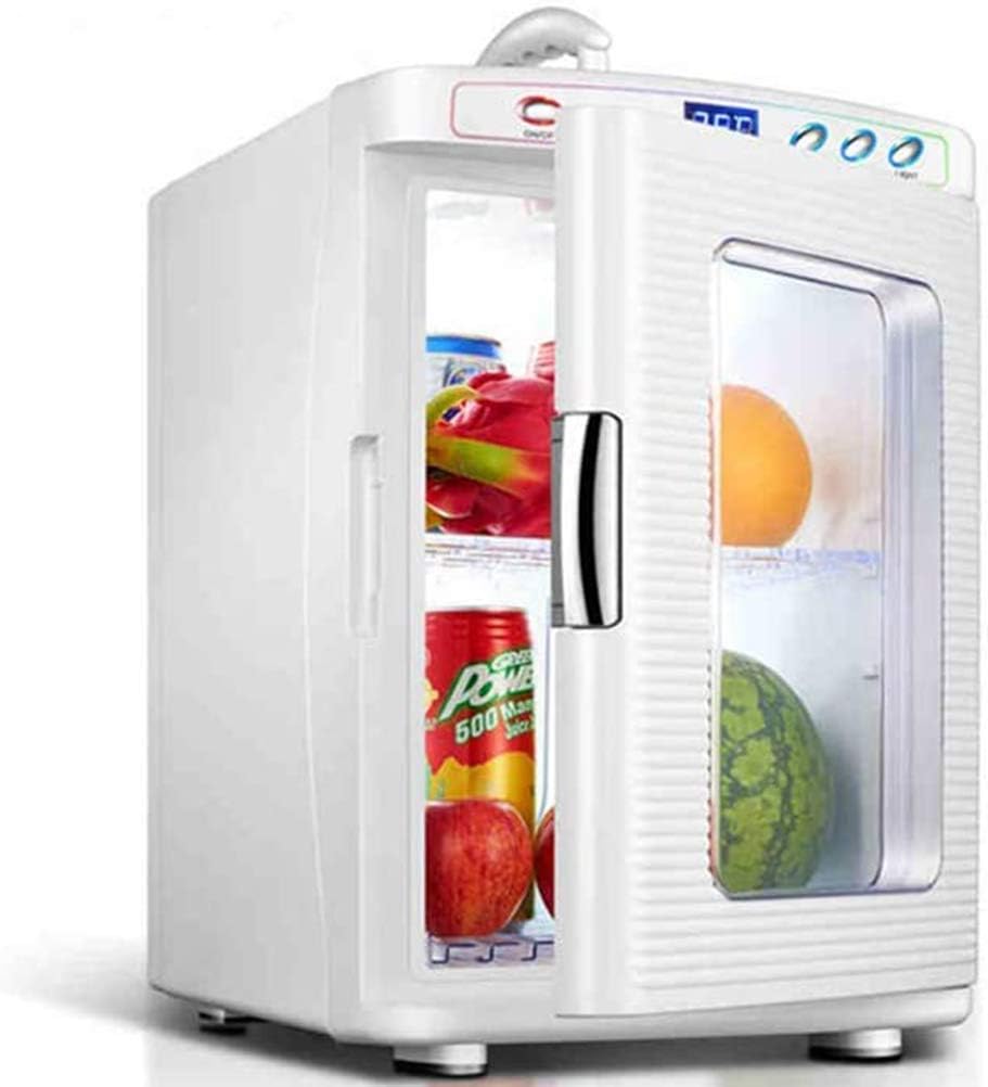 FEOPW Portable Fridge, Car Refrigerator White 12V Mini Small Cooler Icebox Fast Cool Down Household Car Freezer -25L royal engineers plaques