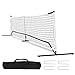 ZENY Portable Pickleball Tennis Net Set System w/Carry Bag Metal Frame Stand and Pickleball Net for Pickleball,Kids Volleyball,Badminton,Portable Pickleball Set,Including 4 Ground Stakes