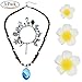 Tacobear Necklace for Moana Bracelet Hair Clips, Cosplay Costume Accessories for Adults and Kids Movie Gift for Girls