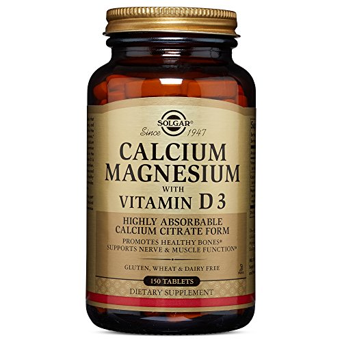 Solgar – Calcium Magnesium with Vitamin D3, 150 Tablets