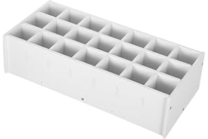 Healvian Wooden Paint Rack Organizer with 21 Slots, Multi-Function Paint Tube and Pigment Holder Storage