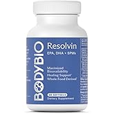 BodyBio Resolvin - Specialized Pro-resolving Mediators SPMs with Herring Caviar Extract - Support Healthy Inflammation Response, Skin Repair, Joint Comfort & Brain Health