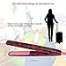 CHJPRO Mini Hair Straightener, Mini Flat Iron for Short Hair Bangs, Travel Size, with Storage Bag (Rose)