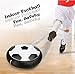 MiluoTech Air Power Soccer Disc, Pneumatic Suspended Football with Foam Bumpers and LED Lights, Hover Disk Gliding Ball Disc Toy for Indoor and Outdoor