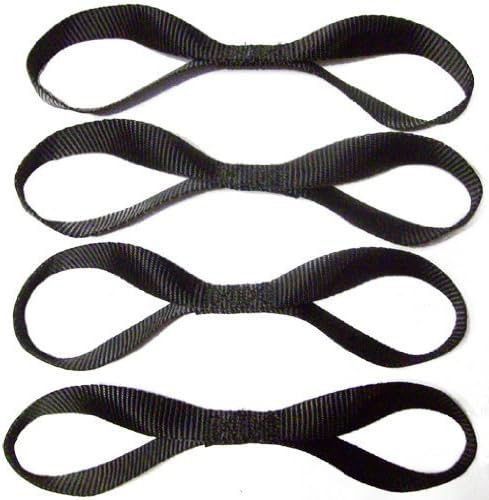 (4-Pk) Sports & Outdoors Soft Tie-Down Straps