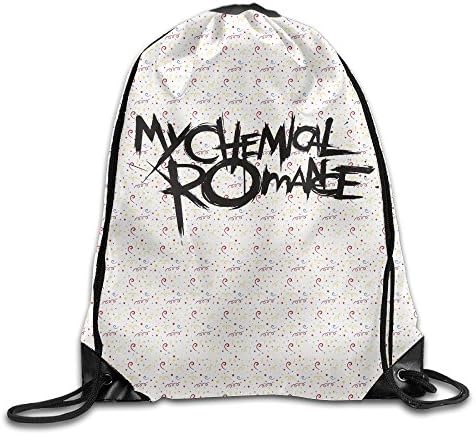Nngogoing My Love Chemical Romance Drawstring Backpack Sack Bag Travel Bag