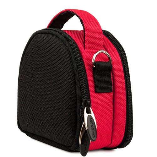 Hot Pink VG Laurel Edition Stylish Nylon Camera Carrying Case