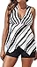 Summer Mae Women's Plus Size V-Neck Tankini Flowy Swimsuit