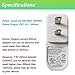 MAGIPEA for Summer Infant 29190A 29000 29000A 28650A Baby Monitor Charger Power Cord Replacement Adapter Supply Compatible with Monitor and Camera, More with 28630 29240, DC 7.5V 6.6Ft