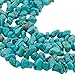 5-8mm Blue Turquoise Chips Chip Beads Loose Gemstone Beads for Jewelry Making Strand 35 Inch