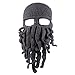 Amurleopard Unisex Barbarian Knit Beanie Octopus (One Size, 0grey)