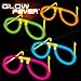 Glow Fever Glow In The Dark Glasses for Party - 20ct Bendable Glow Stick Glasses with Connectors - Glow Glasses Party Pack for Concert, Halloween & Birthday Party Party Favors - Multi