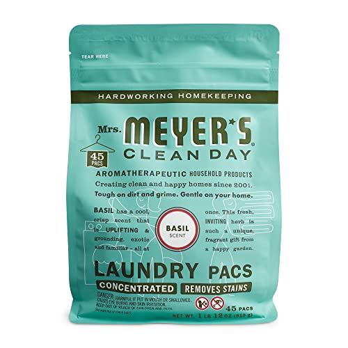 Mrs. Meyer's Laundry Detergent Pods, Biodegradable Formula, Ready to