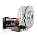 PowerStop Rear Brake Kit For 2014-2018 Chevy Silverado 1500, 2015-2020 Suburban, 2014-2018 GMC Sierra 1500, 2015-2020 Yukon - Drilled & Slotted Disc Rotors with Ceramic Brake Pads Replacement, K6562