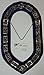 Zest4Canada Masonic Master Mason Chain Collar Silver Plated Dark Blue Backing+Free Case