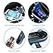 FM Transmitter,Stoga Handsfree Wireless Bluetooth Car Kit Adapter BT66 Calling/MP3 Player Dual USB Ports for Cellphones Power Battery charge-Blue