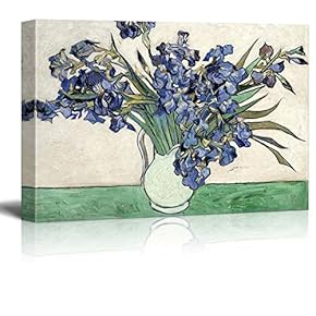 Vase of Irises by Vincent Van Gogh Print...