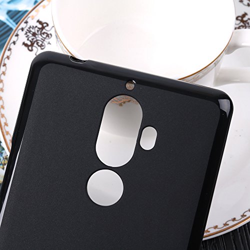 GoRogue Pudding TPU Shock Proof Protective Back Case Cover for Lenovo K8 Plus (Black)