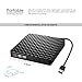External CD Drive, DORISO USB 3.0 Slim External DVD Drive, Portable CD/DVD-RW Drive Writer Rewriter Burner High Speed Data Transfer for Desktop Laptop Notebook Windows7/8/10, Mac OSX (Upgrade - Black)