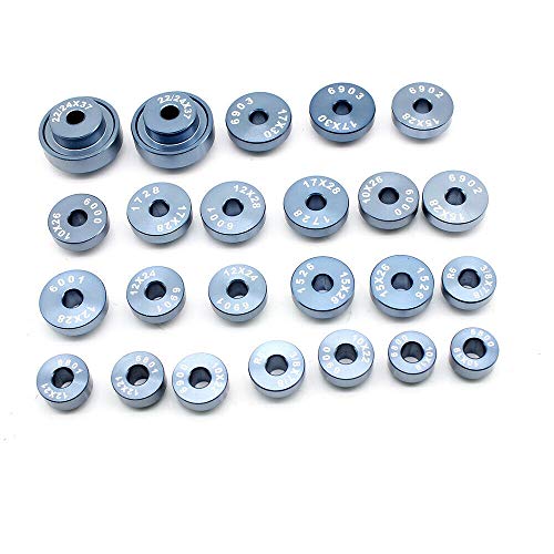 HYYKJ 25pcs Bicycle Bottom Bracket Hub Bike BB Axis Bearing Removal Installation Press Repair Tool Kit Aluminum Alloy 7075 CNC - Thumbnail 3