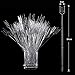 Maitys Floral Card Holder Picks 12.2 Inches Plastic Straight Head Floral Photo Sticks Clear Fork Shaped Flower Place Card Holders for Bouquet Arrangement Mother's Day Wedding Birthday Party Decoration