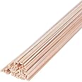 Balsa Wood Sticks 1/8 Inch Square Dowels Rod Strips 12" Long - Pack of 50 by Craftiff