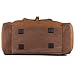Plambag Canvas Duffle Bag, 50L Large Travel Duffel for Overnight Weekend Luggage(Coffee)