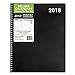 Delane 2019 Monthly Daily Planner Calendar / Appointment Book, Black Cover, 8.5 x 11