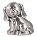 Creative Gifts International Puppy Bank, Silver