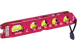 Ridgid 36248 5 Vial Torpedo Level