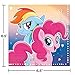 My Little Pony Party Plates and Napkins Serves 16 With Birthday Candles