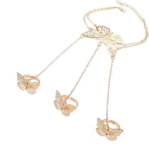 Bracelet avec bague en or Clearance