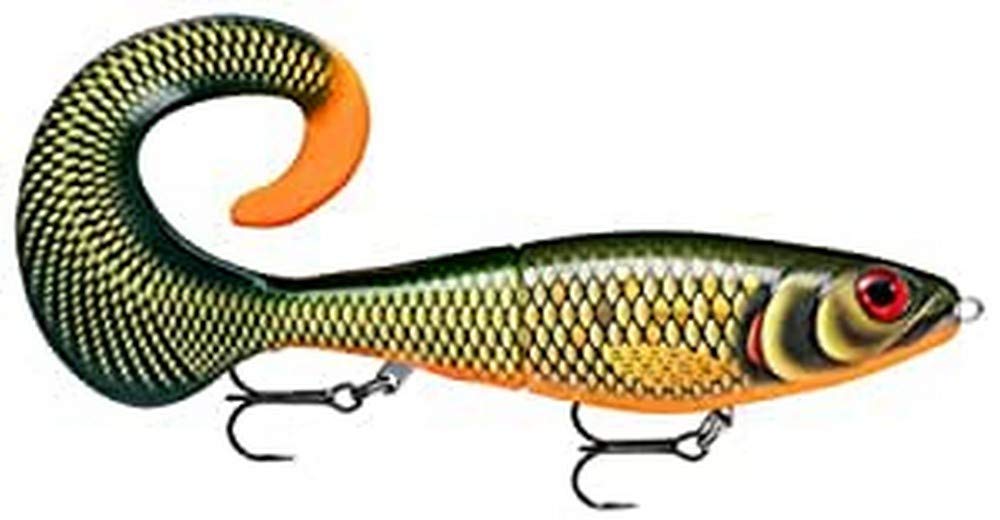 Rapala X-Rap Otus Lure with Two No. 2/0 Hooks, 0.5-1 m Swimming Depth, 25 cm Size, Scaled Roach