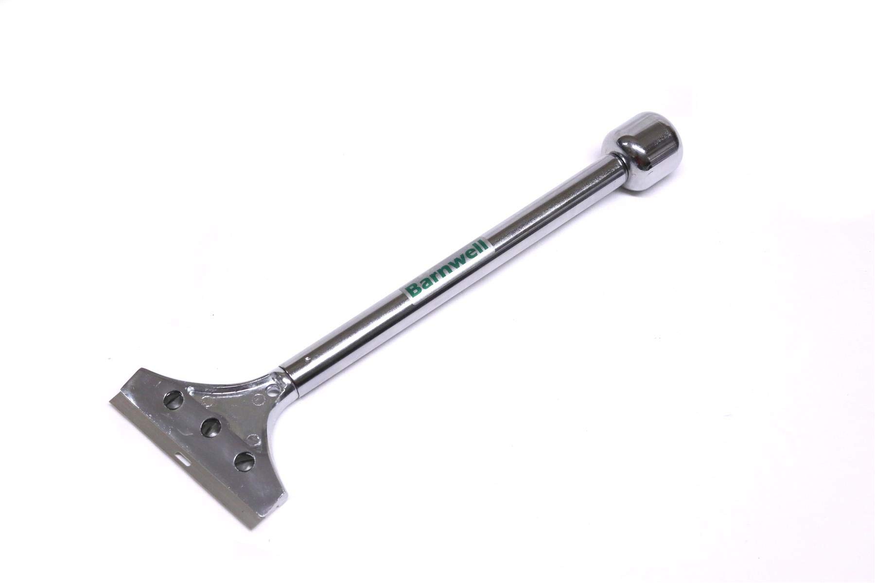 Barnwell 12" Long Scraper Metal Ball Ended 4" 100mm Wide Flooring Wall Tiling