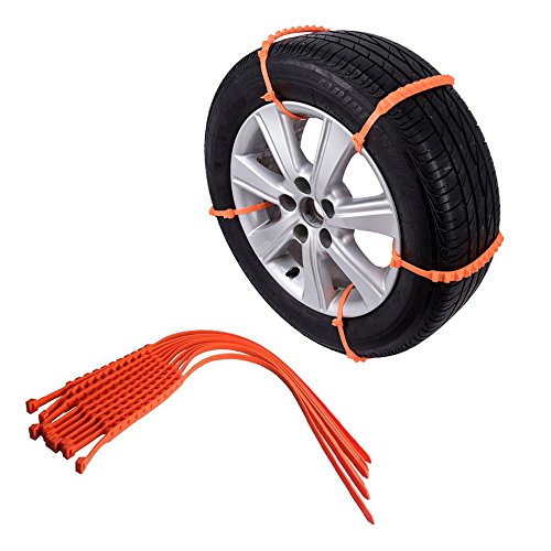 image for Quaanti 10pcs Lot Car Universal Mini Plastic Winter Tyres Wheels Snow 