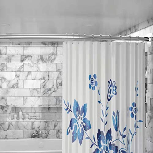 Sikaiqi Adjustable Curved Shower Curtain Rod, SUS304 Stainless Metal