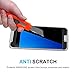 [2 Pack] Samsung Galaxy S7 Privacy Tempered Glass Screen Protector, Haodewei [Easy-Install] Bubble Free [Touch Sensitive] +1 Pack Carbon Fiber Back Protector [Not Fit For S7 Edge]