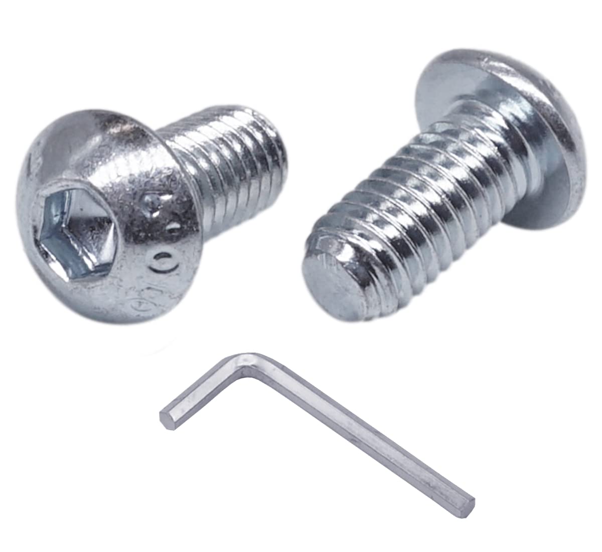 (Pack of 50 pcs) ISO 7380 Allen Socket Button Head Screws M6 x 12 mm, Machine Screw, Hexagon Socket, Cap Bolts (50, M6 x 12 mm)