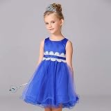 Vicloon Princess Tiara and Fairy Wand Dress Up Set Blue view 5