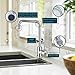Kitchen Faucet NO.16 LOVER Commercial Utility Stainless Steel Single Handle Kitchen Sink Faucets Brushed Nickel Modern Hot and Cold for Kitchen Sink Faucet and Bar/RV Kitchen Faucets