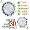 Kitchen-Leaders-2-Splash-Leak-Proof-and-Spill-Resistant-30oz-Tumbler-Replacement-Lids-Vacuum-Seals-Fits-Stainless-Steel-YETI-Ozark-RTIC-SIC-Tumblers-Straw-Friendly-Silicon-Sliding-Lid-FREE-Ebooks Kitchen-Leaders-2-Splash-Leak-Proof-and-Spill-Resistant-30oz-Tumbler-Replacement-Lids-Vacuum-Seals-Fits-Stainless-Steel-YETI-Ozark-RTIC-SIC-Tumblers-Straw-Friendly-Silicon-Sliding-Lid-FREE-Ebooks