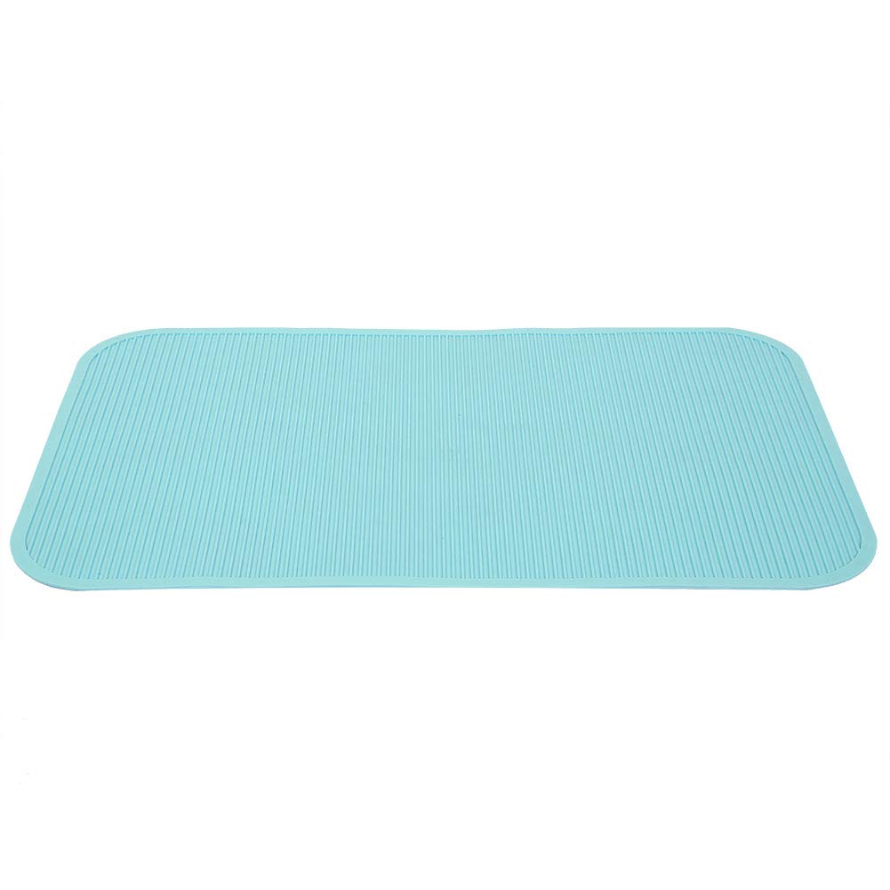 Pet Grooming Mat,Cat Dog Non-Slip Rubber Bathing Training Mat for Pet Grooming Table,Pet Slip Resistant Rubber Mat Non-Slip Rubber Mat (Sky Blue)