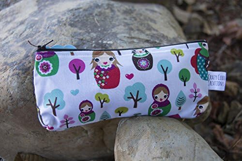 Russian Stacking Dolls Mini Zipper Bag