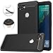 Google Pixel XL 2 Case,Google Pixel XL2 Case, Dretal Carbon Fiber Shock Resistant Brushed Texture Soft TPU Phone case Anti-fingerprint Flexible Full-body Protective Cover For Google Pixel 2 XL (Black)