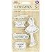 Prima Marketing Julie Nutting Mixed Media Cling Rubber Stamps, 4-Inch by 6-Inch, Love Day