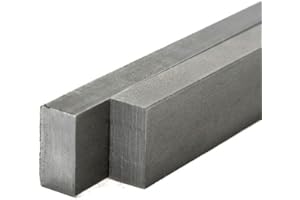 MSP METALS 1018 Cold Rolled ASTM A108 Carbon Steel Rectangle Bar 0.25" x 0.625", 36" Cut Length, Smooth Finish, Tight Tolerance, Ideal for Machining and Fabrication
