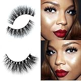 Handmade 3D Mink Cross False Eyelashes Fake Eye Lashes Extension 1Pairs by Fenleo