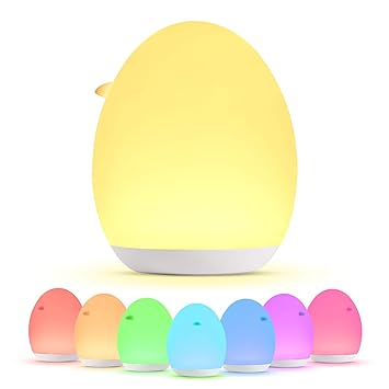 Nachtlicht Fur Kinder Miroco Wiederaufladbare Usb Silikon Led Kinder Lampe Dimmbar Mit Warm Licht Und Farbwechsel Modi Fur Kleinkinder Und Kinder Touch Control 1h Timer Speicherfunktion Amazon De Baby