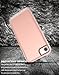 Style4U iPhone 8 / iPhone 7 Case, Slim Shock-Resistant Hybrid Armor Case with Credit/ID Card Compartment for Apple iPhone 8 and iPhone 7 with 1 Stylus [Rose Gold]